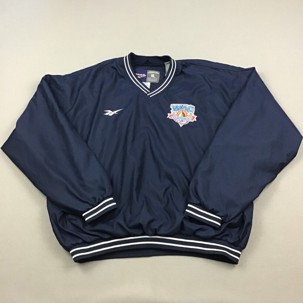 Vintage Reebok Jacket Men Extra Large Blue 1996 WAC Championship Windbreaker